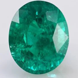 Lab-grown Emerald, Oval Cut (3.06cts)
